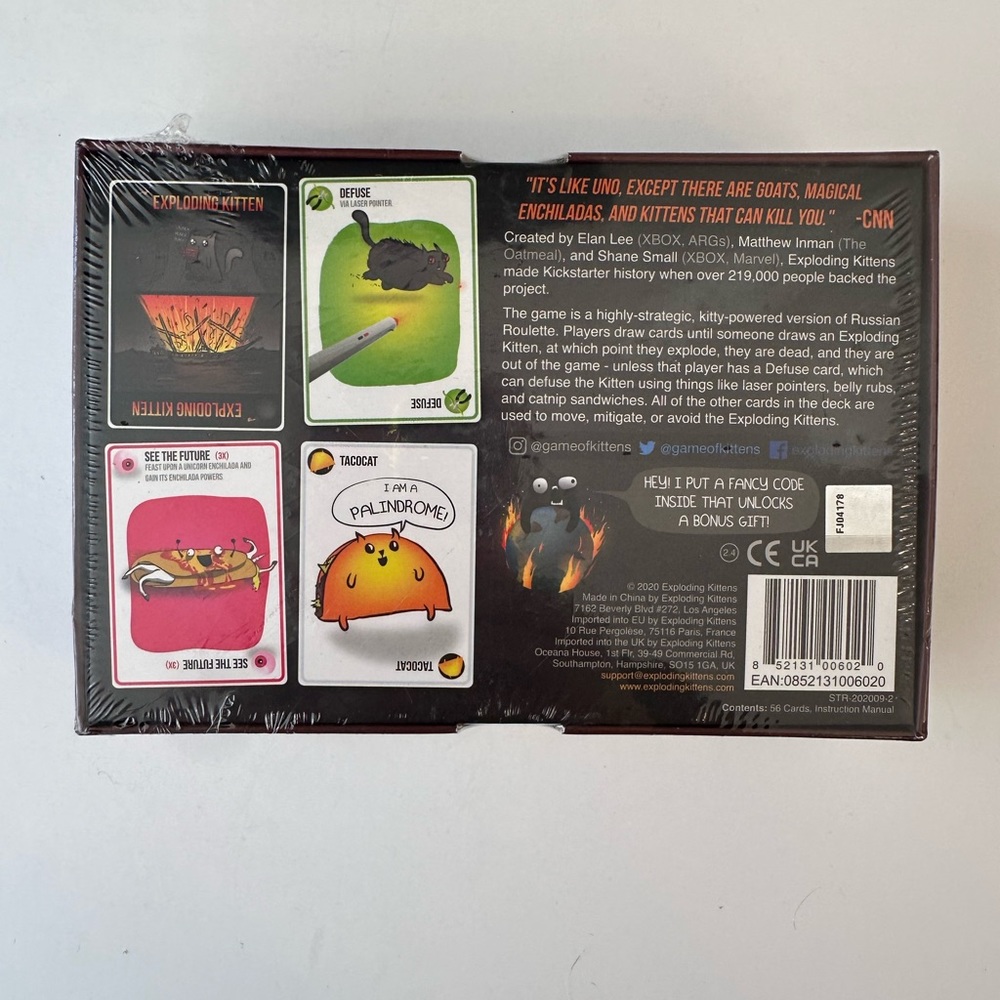 Exploding Kittens Original Edition NIB - Picture 2 of 2